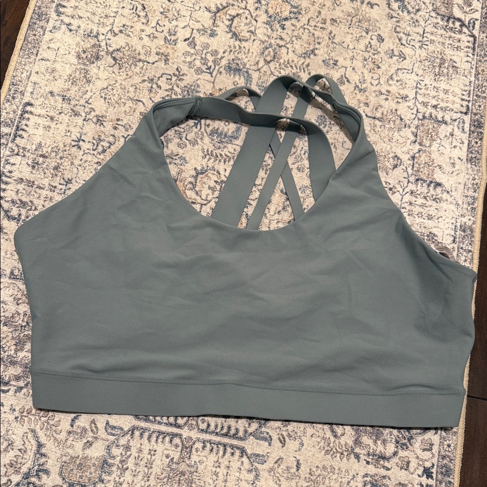 Old Navy Go-Dry Women’s Strappy Sports Bra - Sage Green